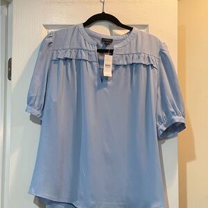 Ann Taylor Soft Blue Blouse